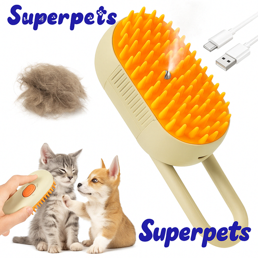 Szczotka dla zwierząt 3W1 Superpets™ + KABEL USB GRATIS!